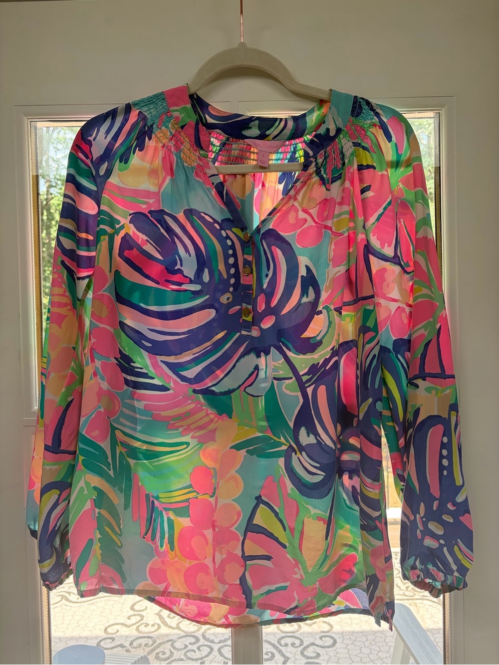 Lilly Pulitzer Elsa Silk Top